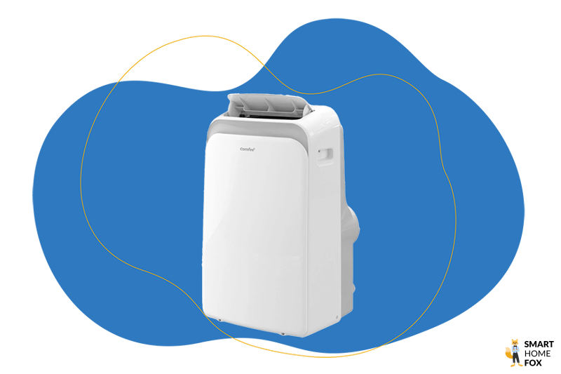 Lamellen mit Auto-Swing-Funktion bei der mobilen Klimaanlage Comfee Smartcool 12.000 im Test